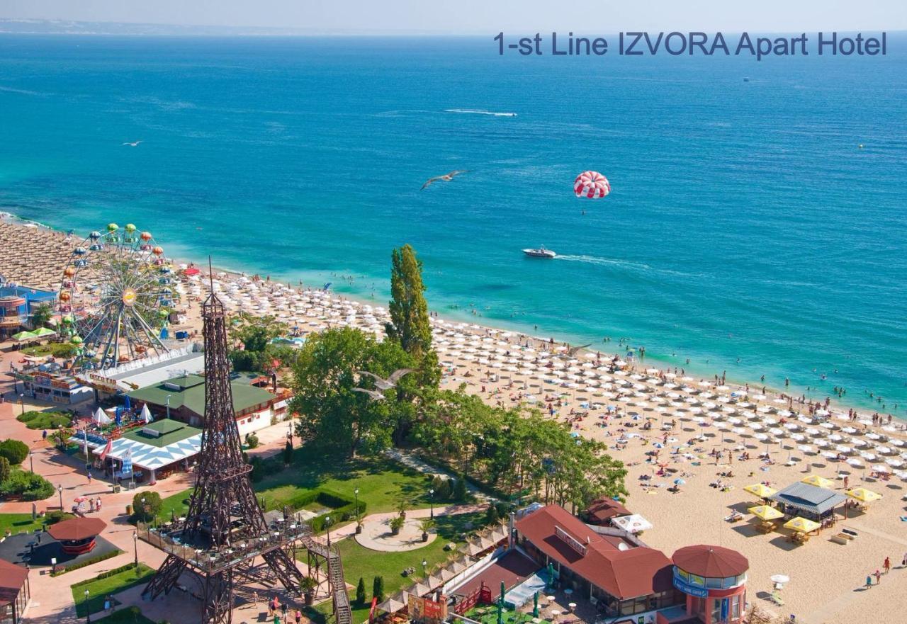 1-St Line Izvora Sea View Apartments On Aranyhomok Kültér fotó